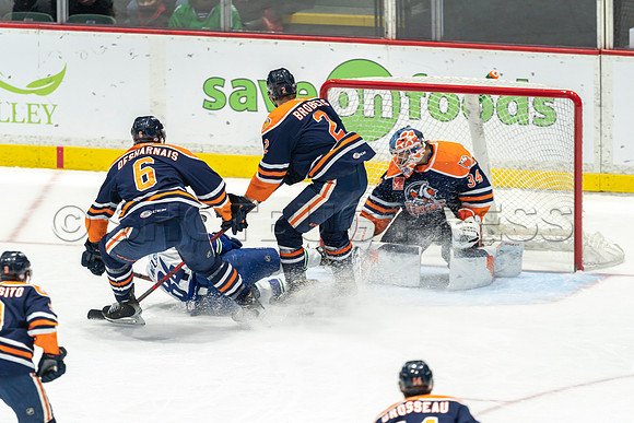 Abbotsford Canucks shutout by the Edmonton Oilers Farm Team, The Bakersfield Condors, Sunday, Jan 9, 2022 at Abbotsford Centre