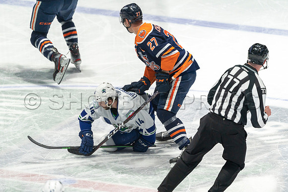 Abbotsford Canucks shutout by the Edmonton Oilers Farm Team, The Bakersfield Condors, Sunday, Jan 9, 2022 at Abbotsford Centre
