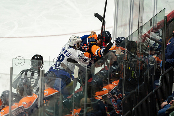 Abbotsford Canucks shutout by the Edmonton Oilers Farm Team, The Bakersfield Condors, Sunday, Jan 9, 2022 at Abbotsford Centre