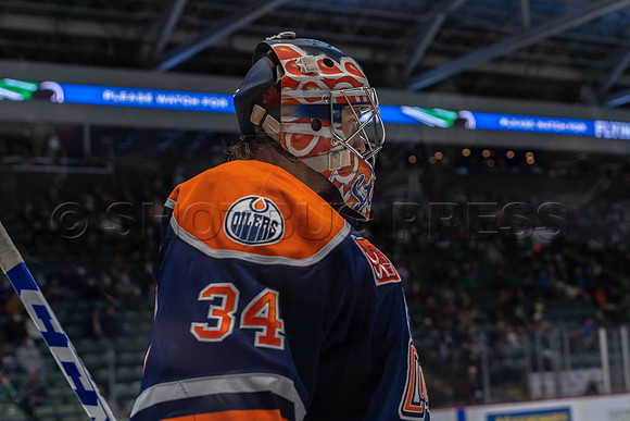 Abbotsford Canucks shutout by the Edmonton Oilers Farm Team, The Bakersfield Condors, Sunday, Jan 9, 2022 at Abbotsford Centre