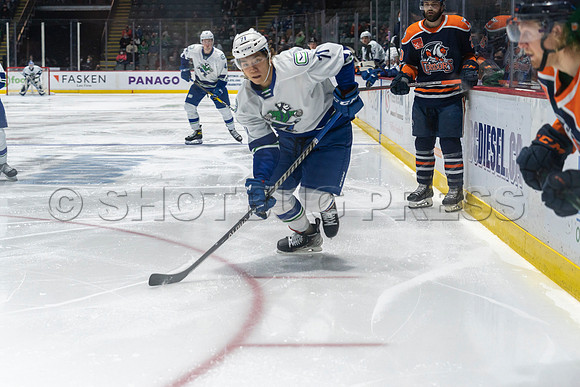 Abbotsford Canucks shutout by the Edmonton Oilers Farm Team, The Bakersfield Condors, Sunday, Jan 9, 2022 at Abbotsford Centre