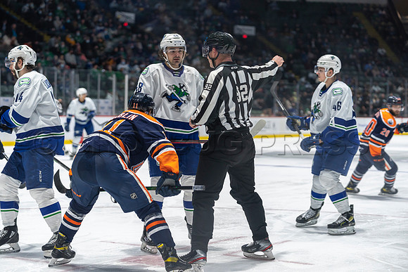 Abbotsford Canucks shutout by the Edmonton Oilers Farm Team, The Bakersfield Condors, Sunday, Jan 9, 2022 at Abbotsford Centre