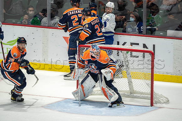 Abbotsford Canucks shutout by the Edmonton Oilers Farm Team, The Bakersfield Condors, Sunday, Jan 9, 2022 at Abbotsford Centre
