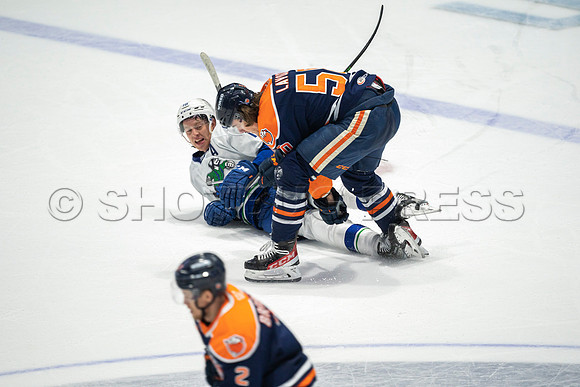 Abbotsford Canucks shutout by the Edmonton Oilers Farm Team, The Bakersfield Condors, Sunday, Jan 9, 2022 at Abbotsford Centre