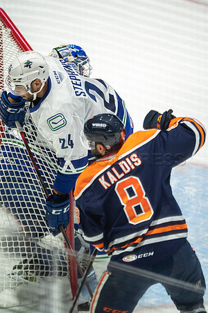 Abbotsford Canucks shutout by the Edmonton Oilers Farm Team, The Bakersfield Condors, Sunday, Jan 9, 2022 at Abbotsford Centre