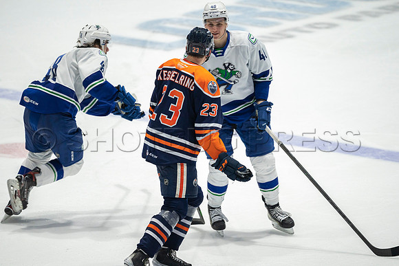 Abbotsford Canucks shutout by the Edmonton Oilers Farm Team, The Bakersfield Condors, Sunday, Jan 9, 2022 at Abbotsford Centre