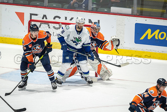Abbotsford Canucks shutout by the Edmonton Oilers Farm Team, The Bakersfield Condors, Sunday, Jan 9, 2022 at Abbotsford Centre