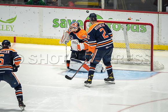 Abbotsford Canucks shutout by the Edmonton Oilers Farm Team, The Bakersfield Condors, Sunday, Jan 9, 2022 at Abbotsford Centre
