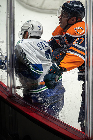 Abbotsford Canucks shutout by the Edmonton Oilers Farm Team, The Bakersfield Condors, Sunday, Jan 9, 2022 at Abbotsford Centre