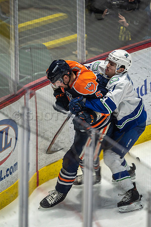 Abbotsford Canucks shutout by the Edmonton Oilers Farm Team, The Bakersfield Condors, Sunday, Jan 9, 2022 at Abbotsford Centre