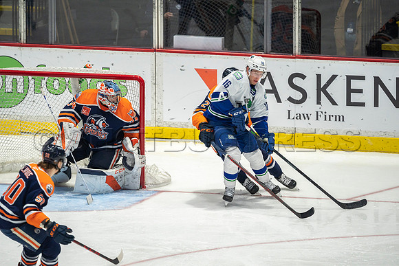 Abbotsford Canucks shutout by the Edmonton Oilers Farm Team, The Bakersfield Condors, Sunday, Jan 9, 2022 at Abbotsford Centre