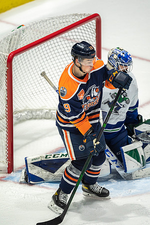 Abbotsford Canucks shutout by the Edmonton Oilers Farm Team, The Bakersfield Condors, Sunday, Jan 9, 2022 at Abbotsford Centre