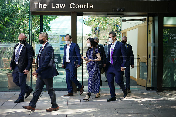 Meng Wanzhou extradition hearing in Vancouver August 11.2021