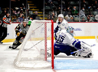 Abbotsford Canucks take a 3-2 seasons opener win in overtime over Henderson Silver Knights in Abbotsford, Friday, October 23, 2021