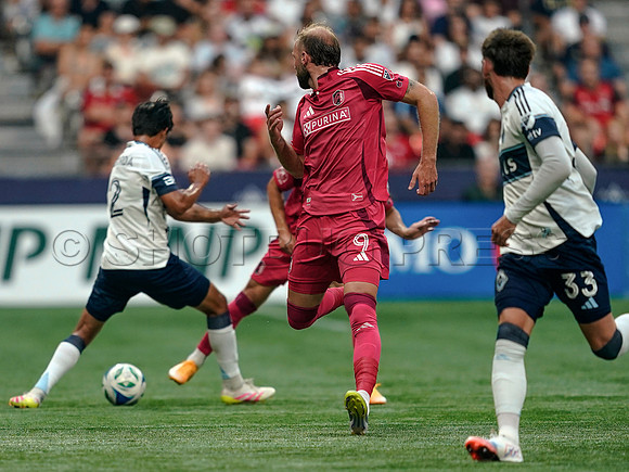 Wes Shaw St. Louis City SC fall to the Vancouver Whitecaps 3-2 20250823 -354655