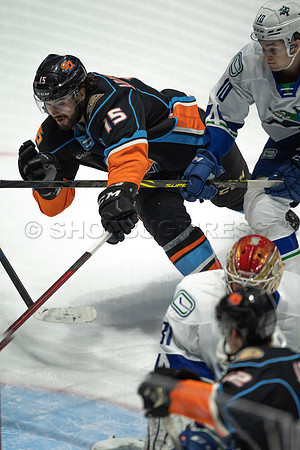 Abbotsford Canucks defeat San Diego Gulls 4-2 on Sunday, Jan 23, 2022 at Abbotsford Centre.