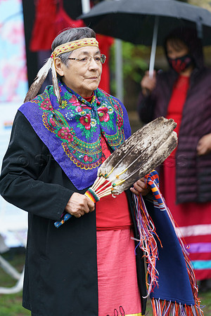 Thurs, May 5, 2022 Red Dress Day in support of missing and murdered Indigenous women.