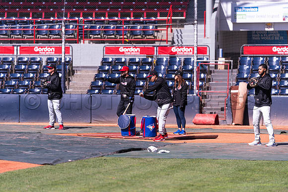 Tue, Apr. 5, 2022 The Vancouver Canadians held practice today at Nat Bailey Stadium