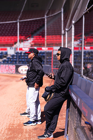 Tue, Apr. 5, 2022 The Vancouver Canadians held practice today at Nat Bailey Stadium