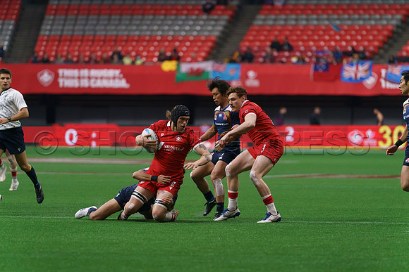Sunday April 17, 2022, Highlights of the Canada Sevens Rugby at BC Place