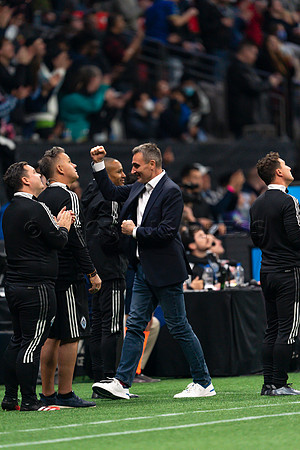 Sat, April 2, 2022 The Vancouver Whitecaps FC clinch a 1-0 win over Sporting Kansas City in Vancouver.