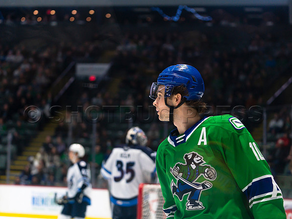Wed, March 16, 2022 Abbotsford Canucks make an epic comeback to take a 5-4 win in OT against the Manitoba Moose in Abbotsford, BC