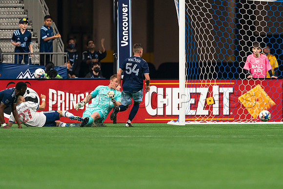 Sat, April 2, 2022 The Vancouver Whitecaps FC clinch a 1-0 win over Sporting Kansas City in Vancouver.