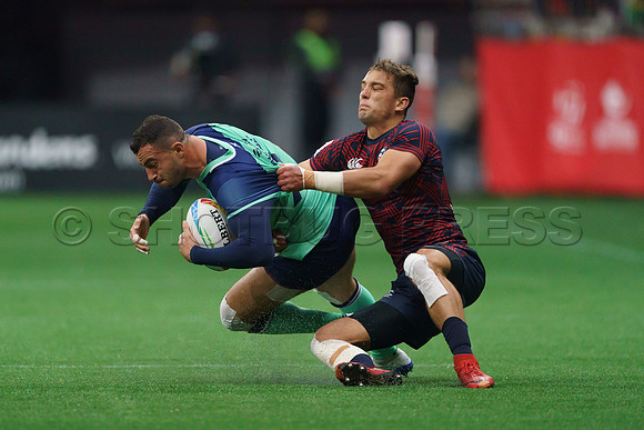 Sunday April 17, 2022, Highlights of the Canada Sevens Rugby at BC Place
