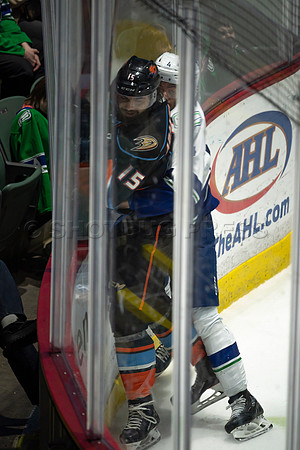 Abbotsford Canucks defeat San Diego Gulls 4-2 on Sunday, Jan 23, 2022 at Abbotsford Centre.