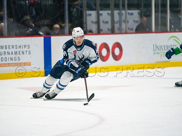 Wed, March 16, 2022 Abbotsford Canucks make an epic comeback to take a 5-4 win in OT against the Manitoba Moose in Abbotsford, BC
