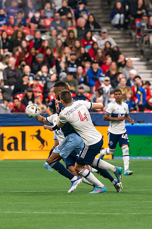 Sat, April 2, 2022 The Vancouver Whitecaps FC clinch a 1-0 win over Sporting Kansas City in Vancouver.
