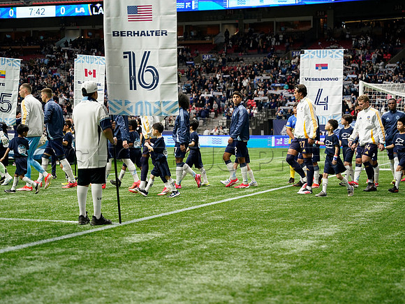 March 2, 2025 LA FC fall to the Vancouver Whitecaps FC 2-1 at BC Place in Vancouver, BC,