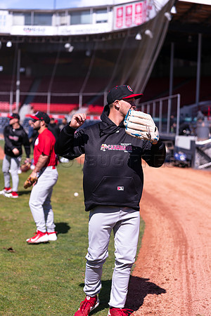 Tue, Apr. 5, 2022 The Vancouver Canadians held practice today at Nat Bailey Stadium