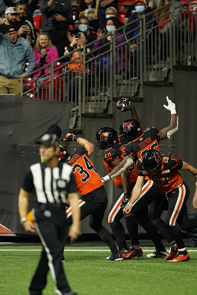 BC Lions dominate the Edmonton Elks with a final score of 59-15 in this opening season game at BC Place Stadium in Vancouver, BC, Saturday, June 11, 2022.