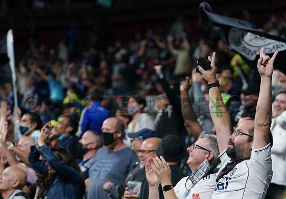 Vancouver Whitecaps FC take a 1-0 win vs Dallas FC, Saturday, September 25, 2021 at BC Place in Vancouver, BC, Canada.