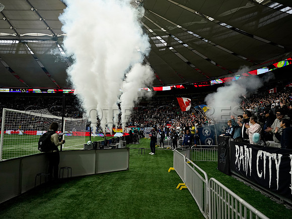 March 2, 2025 LA FC fall to the Vancouver Whitecaps FC 2-1 at BC Place in Vancouver, BC,