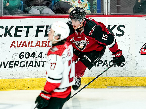 Wes Shaw Prince George Cougars at Vancouver Giants 20250217 -282569