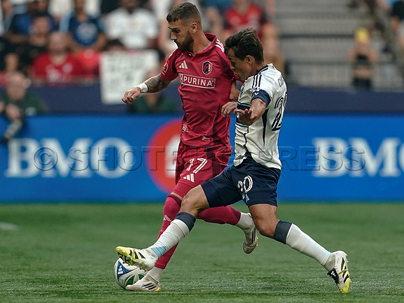 Wes Shaw St. Louis City SC fall to the Vancouver Whitecaps 3-2 20250823 -354373