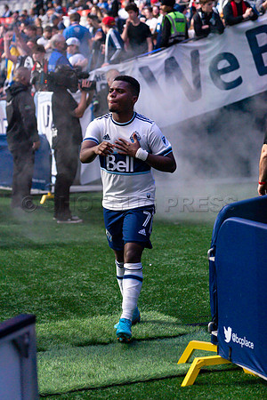 Sat, April 2, 2022 The Vancouver Whitecaps FC clinch a 1-0 win over Sporting Kansas City in Vancouver.