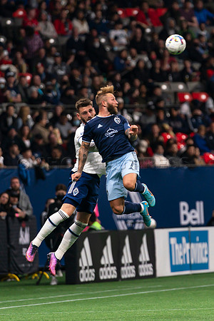 Sat, April 2, 2022 The Vancouver Whitecaps FC clinch a 1-0 win over Sporting Kansas City in Vancouver.