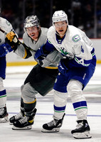 Abbotsford Canucks take a 3-2 seasons opener win in overtime over Henderson Silver Knights in Abbotsford, Friday, October 23, 2021