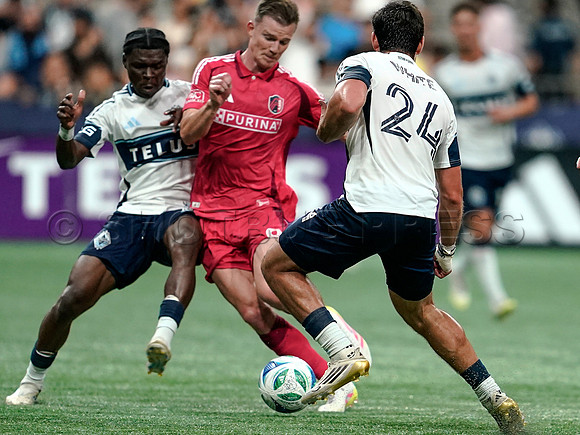 Wes Shaw St. Louis City SC fall to the Vancouver Whitecaps 3-2 20250823 -356421