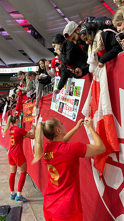 Fri, Apr 8, 2022 Canadian National Womens soccer team defeats Nigeria 2-0
