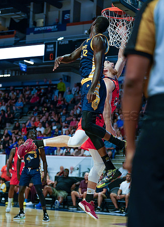 Edmonton Stingers at the Fraser Valley Bandits  in Langley, Canada, Jul 30 2022.