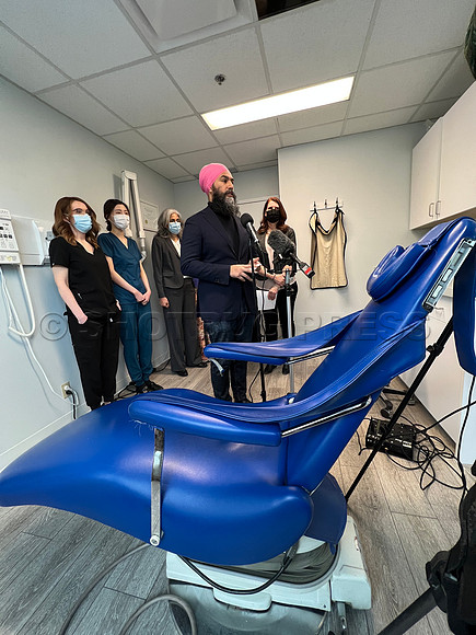 Jagmeet Singh speaks about dental care for Canadian