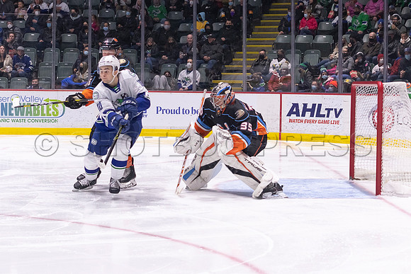 Abbotsford Canucks defeat San Diego Gulls 4-2 on Sunday, Jan 23, 2022 at Abbotsford Centre.