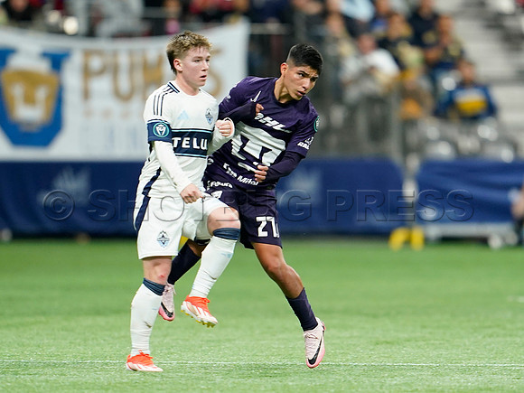 Wes Shaw Concacaf Champions Cup, Pumas UNAM Mexico at Vancouver Whitecaps FC 20250402 -308169