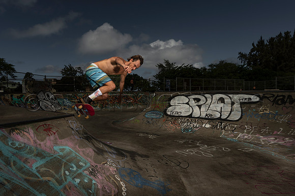 Feb 19, 2022, Sunset Beach Skatepark, North Shore, Oahu