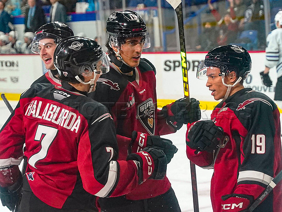 Wes Shaw Vancouver Giants make a 3rd period push to take the Wenantchee Wild 20250103 -275895