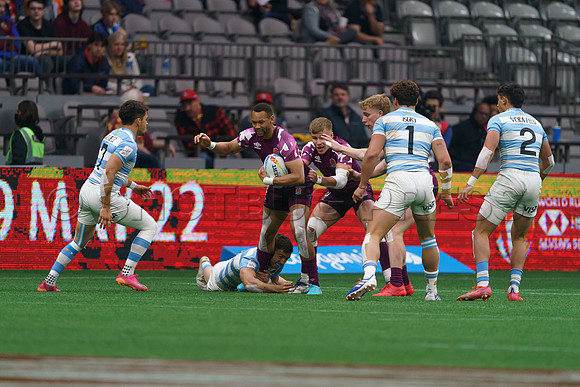 Vancouver, Canada, 17th April, 2022. Canada Sevens at BC Place
